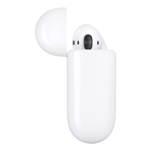 Беспроводные наушники Apple AirPods 2 с беспроводным зарядным футляром MRXJ2