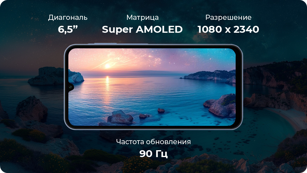 Samsung Galaxy A15 5G 8/256Gb Голубой